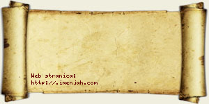 Jovanka Štrbanović vizit kartica